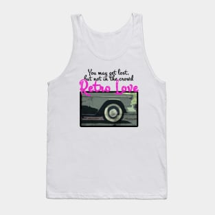 Retro Love Classic Cars Lover Tank Top